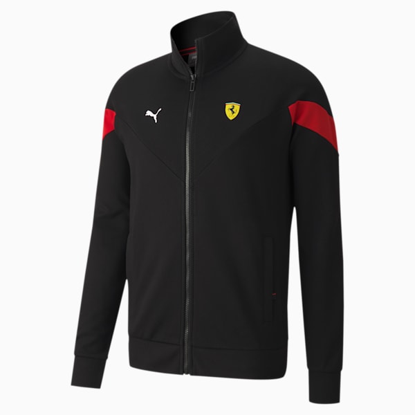 Scuderia Ferrari Race Men's Sweat Jacket, Puma Black, extralarge-IND