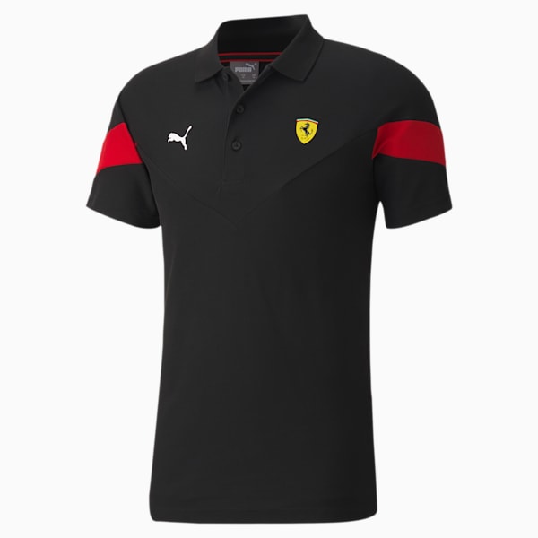 Scuderia Ferrari Race Men's MCS Polo, Puma Black, extralarge