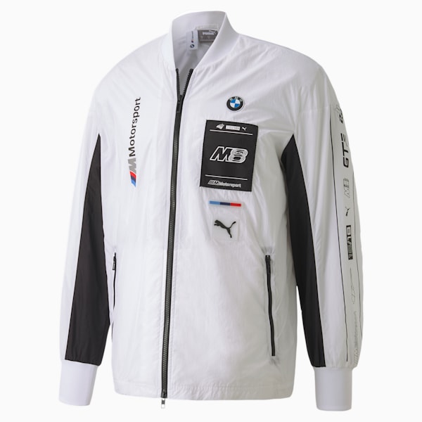 BMW M Motorsport Street Men's Jacket, Puma White, extralarge