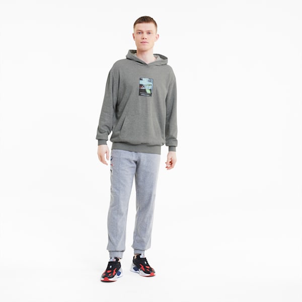 BMW M Motorsport Street Men's Hoodie, Medium Gray Heather