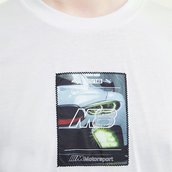 BMW M Motorsport Street Men's Tee, Puma White, extralarge