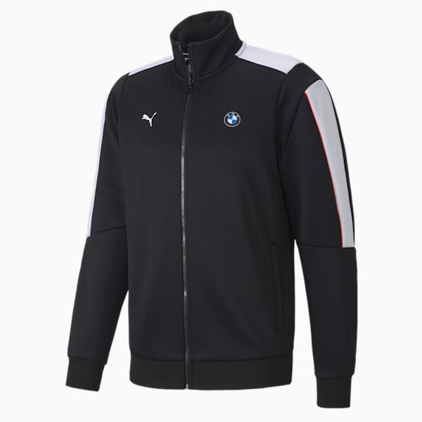 BMW M Motorsport Men's T7 Track Jacket, Puma Black, extralarge