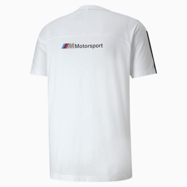 BMW M Motorsport T7 Men's T-Shirt, Puma White, extralarge-AUS