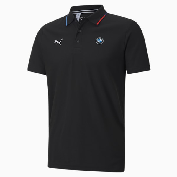 BMW M Motorsport Men's Polo, Puma Black, extralarge