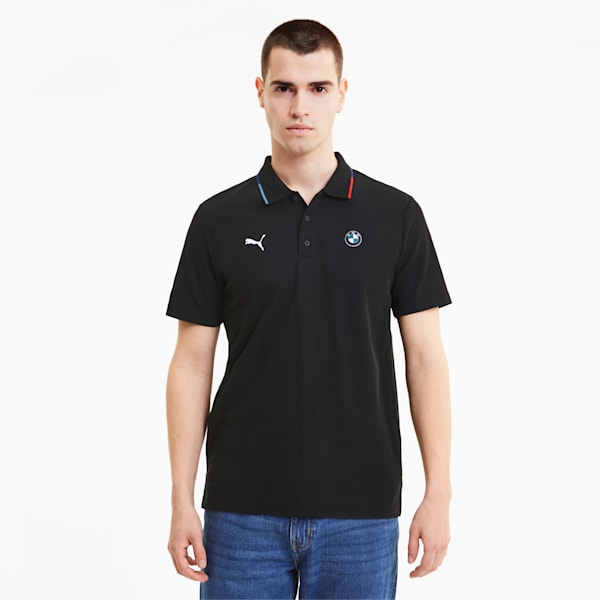 BMW M Motorsport Men's Polo, Puma Black, extralarge