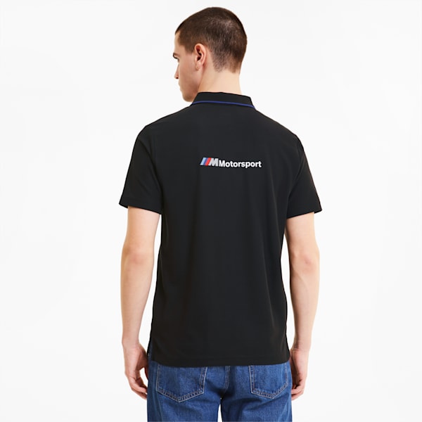 BMW M Motorsport Men's Polo, Puma Black, extralarge