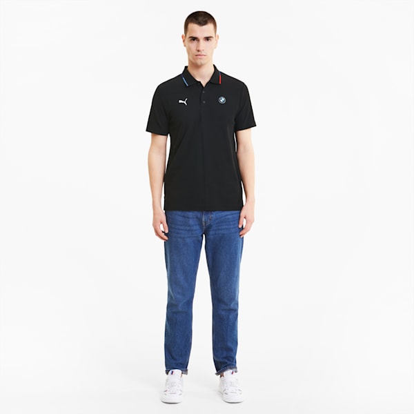 BMW M Motorsport Men's Polo, Puma Black, extralarge