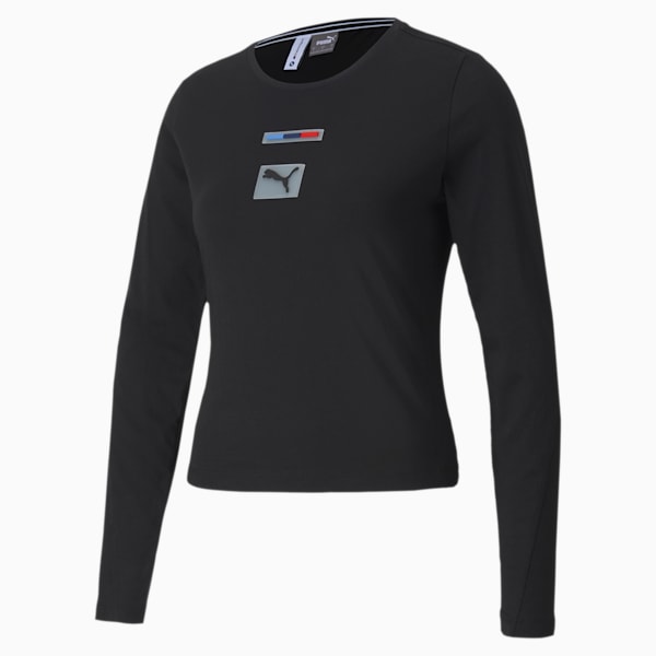 BMW M Motorsport Street Women's Tee, Puma Black, extralarge