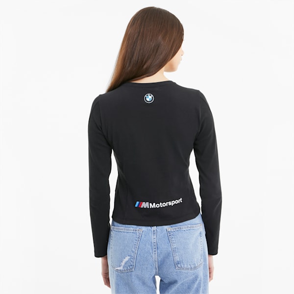 BMW M Motorsport Street Women's Tee, Puma Black, extralarge