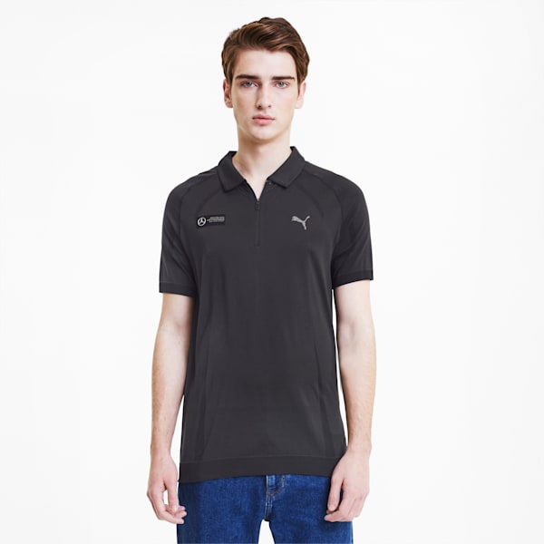 Mercedes RCT evoKNIT Men's Polo Shirt, Puma Black