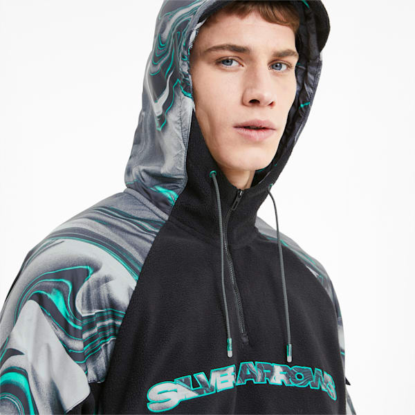 Mercedes-AMG Petronas Street Men's Hooded Jacket, Puma Black, extralarge