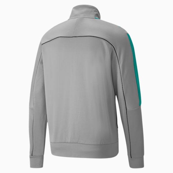 Mercedes-AMG Petronas Men's T7 Track Jacket, Mercedes Team Silver, extralarge