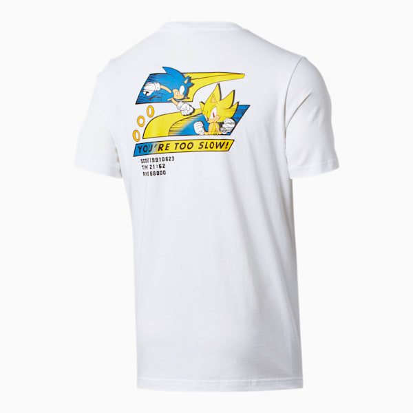 PUMA x SONIC Men's Tee, Puma White, extralarge