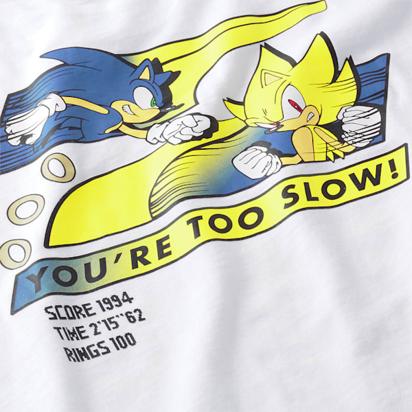 PUMA x SONIC Men's Tee, Puma White, extralarge