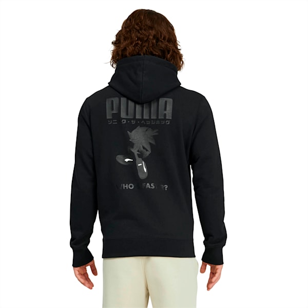 PUMA x SONIC Men's Hoodie, Puma Black, extralarge