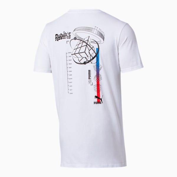 PUMA x RUBIK'S Men's Tee, Puma White, extralarge