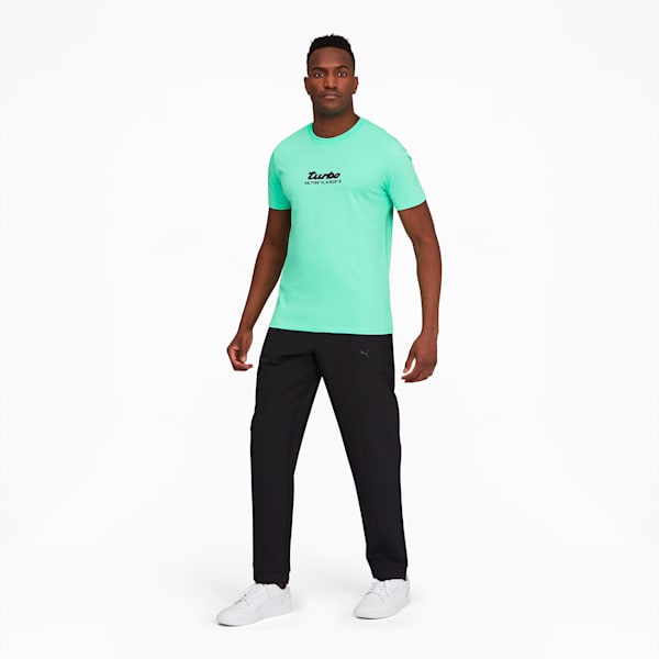 Porsche Legacy Men's Graphic Tee, Green Glimmer, extralarge