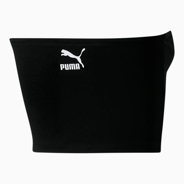 PUMA Sport Bandeau, Cotton Black, extralarge