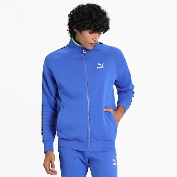 Men's Track Jacket, Dazzling Blue, extralarge-IND