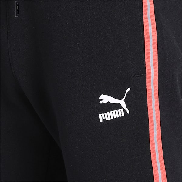 Knitted Men's Track Pants, Cotton Black, extralarge-IND