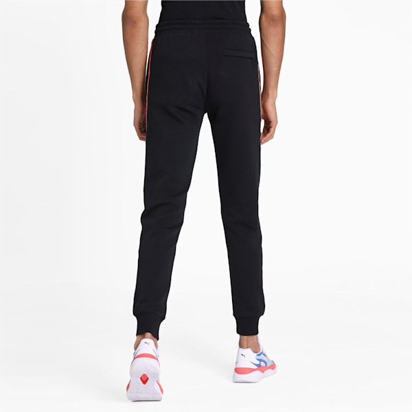 Knitted Men's Track Pants, Cotton Black, extralarge-IND