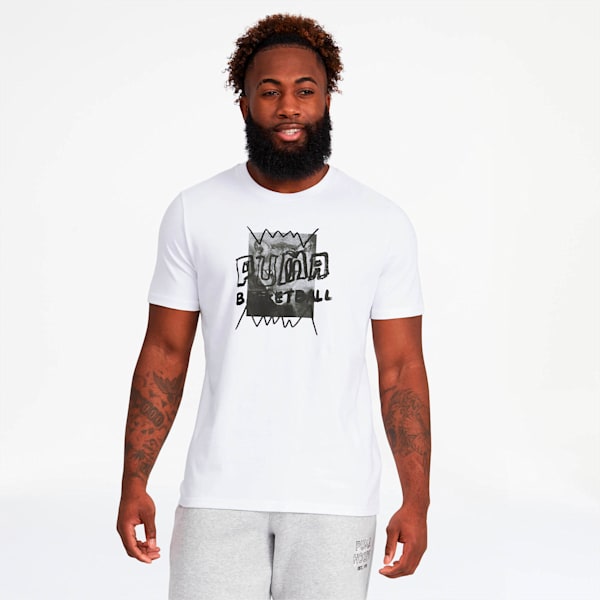 Street Men's Tee, Puma White, extralarge