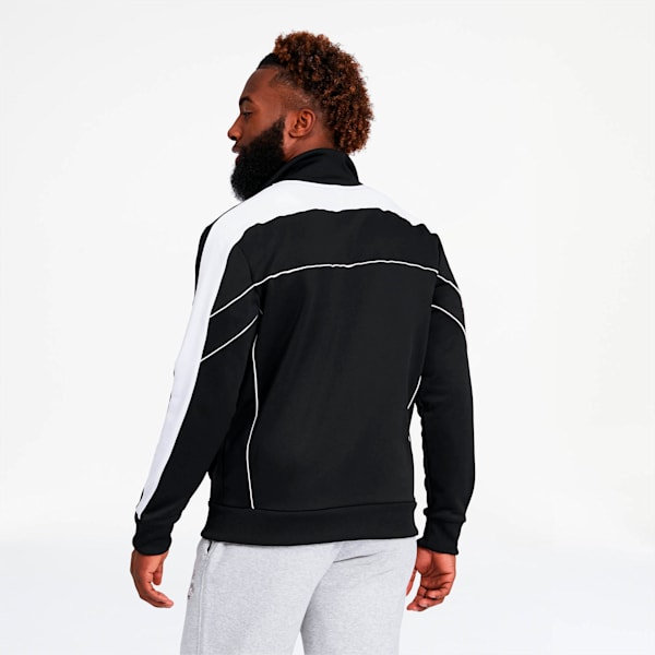 Hoops Since '73 Men's Track Jacket, Puma Black-Puma White, extralarge