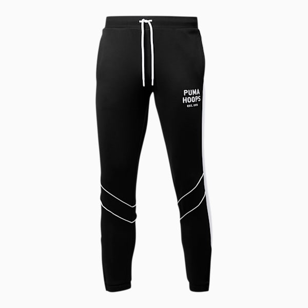 Hoops Since '73 Men's Track Pants, Puma Black-Puma White, extralarge