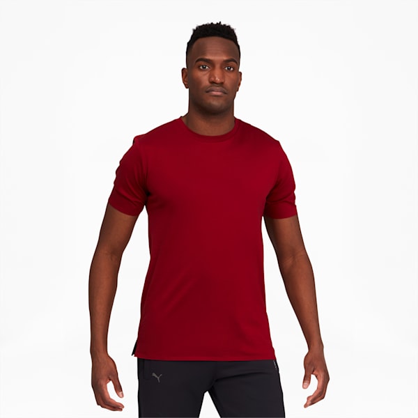 Porsche Design Men's Essential Tee, Red Dahlia, extralarge