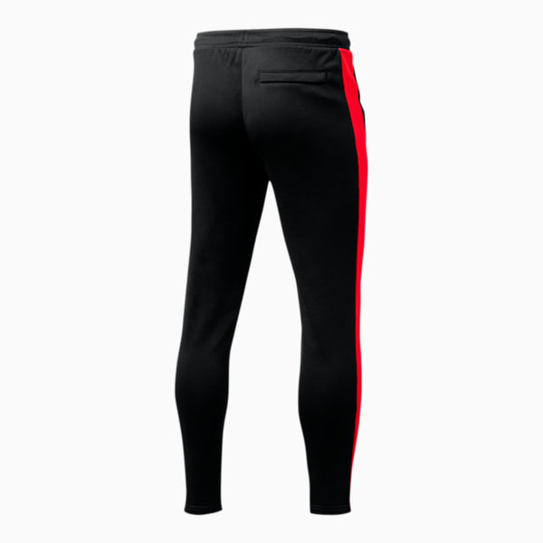 NYC Men's T7 Track Pants, Puma Black-High Risk Red, extralarge