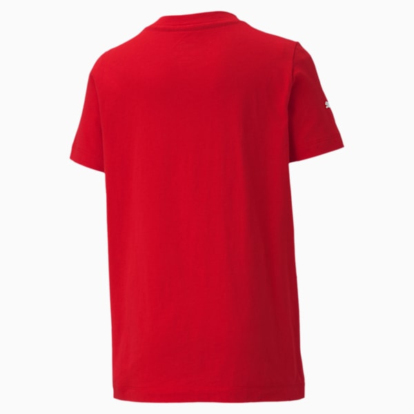 Scuderia Ferrari Race Big Shield Youth Tee, Rosso Corsa, extralarge