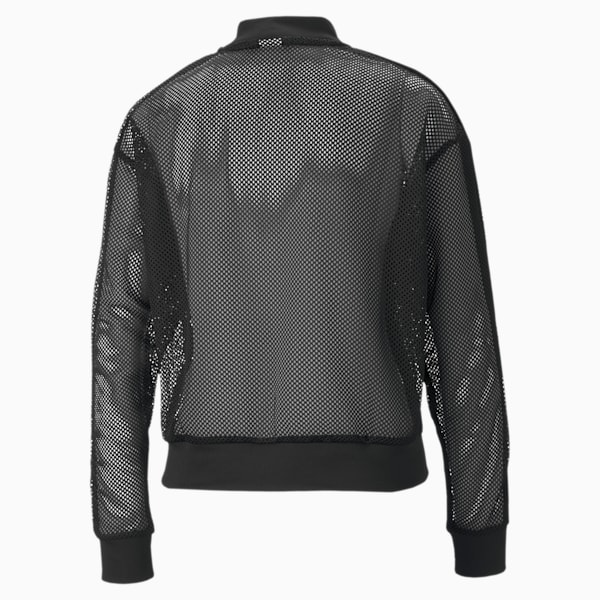 Classics Women's Mesh Bomber, Puma Black, extralarge