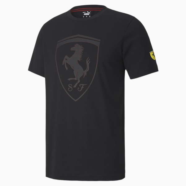 Playera Scuderia Ferrari Race Big Shield para Hombre, Puma Black, extralarge