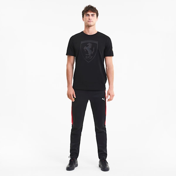 Scuderia Ferrari Race Men's Big Shield Tee, Puma Black, extralarge