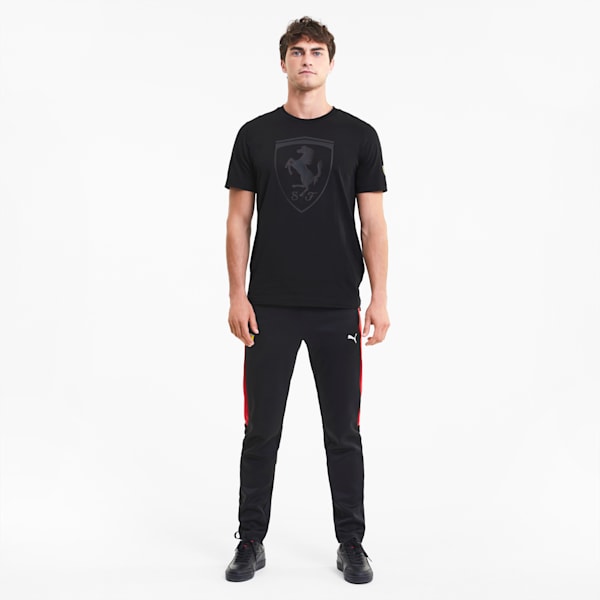 Scuderia Ferrari Race Men's Big Shield Tee, Puma Black, extralarge