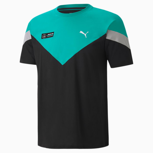 Mercedes-AMG Petronas MCS Men's Tee, Puma Black, extralarge