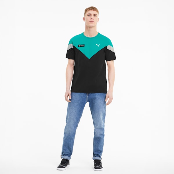 Mercedes-AMG Petronas MCS Men's Tee, Puma Black, extralarge