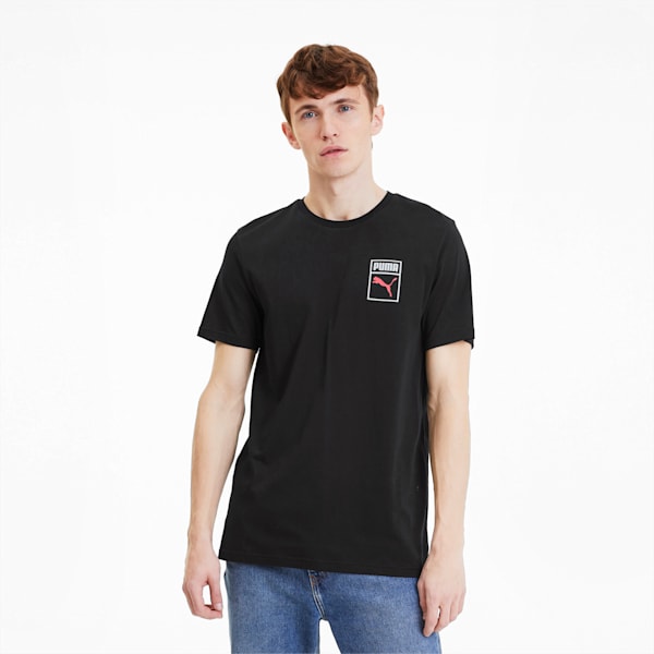 Puma box logo t shirt clearance