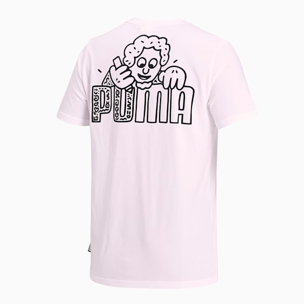 PUMA x MR DOODLE Men's T-Shirt, Puma White, extralarge-IND