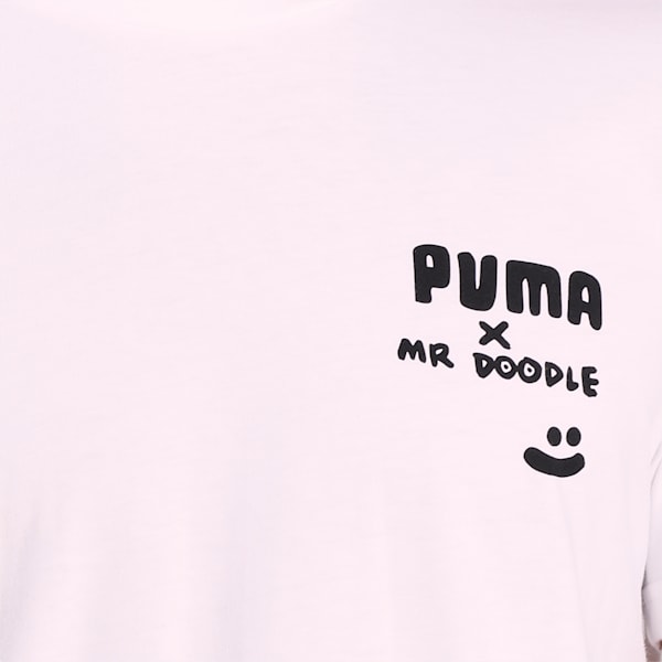 PUMA x MR DOODLE Men's T-Shirt, Puma White, extralarge-IND