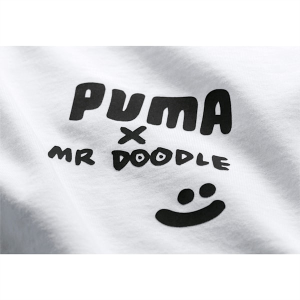 PUMA x MR DOODLE Men's T-Shirt, Puma White, extralarge-IND