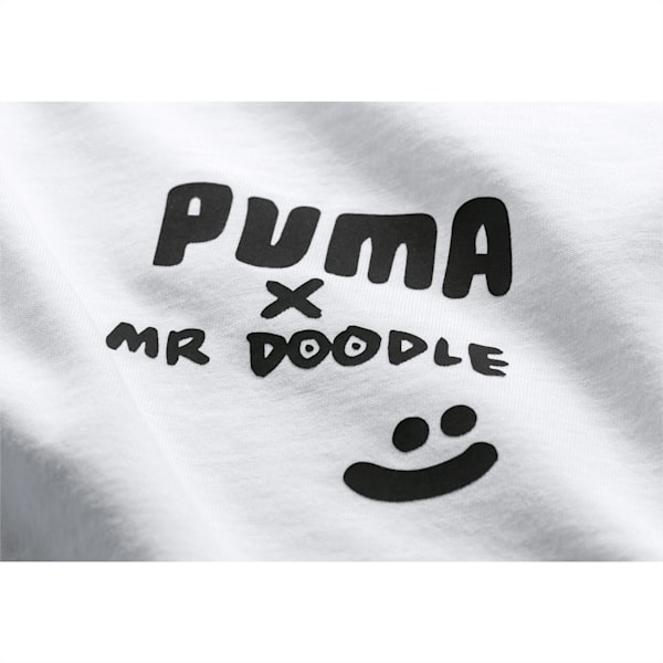 PUMA x MR DOODLE Men's T-Shirt, Puma White, extralarge