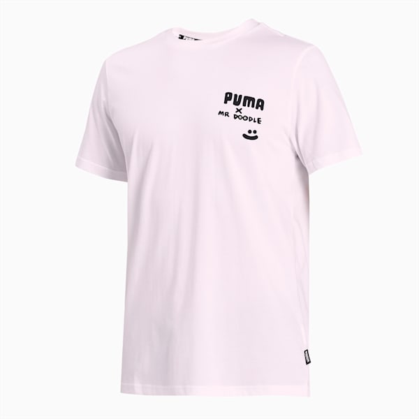 PUMA x MR DOODLE Men's T-Shirt, Puma White, extralarge-IND