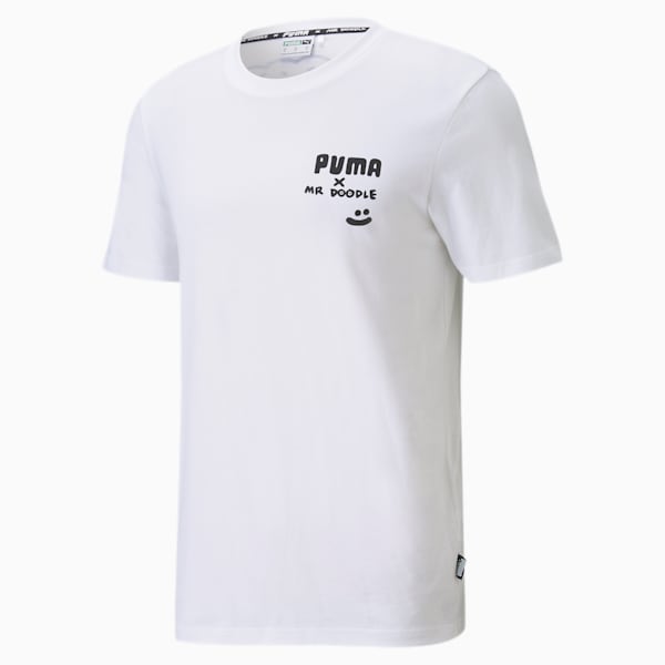 PUMA x MR DOODLE Men's Tee, Puma White, extralarge