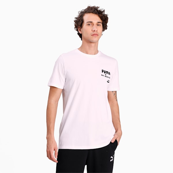 PUMA x MR DOODLE Men's T-Shirt, Puma White, extralarge-IND