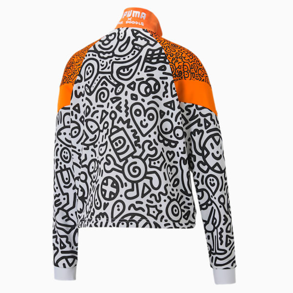 PUMA x MR DOODLE Women's MCS Jacket, Dragon Fire-AOP, extralarge