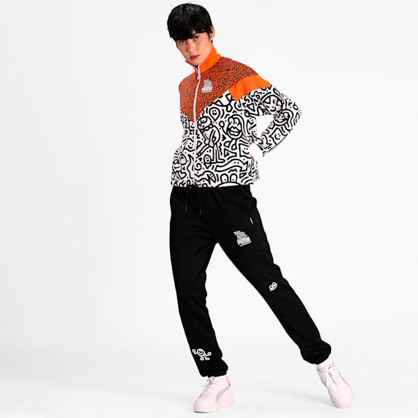 PUMA x MR DOODLE Women's MCS Jacket, Dragon Fire-AOP, extralarge