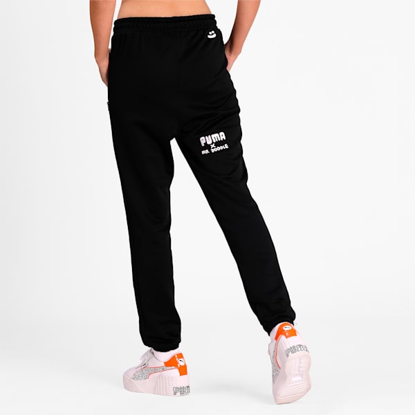 Puma joggers online black and white