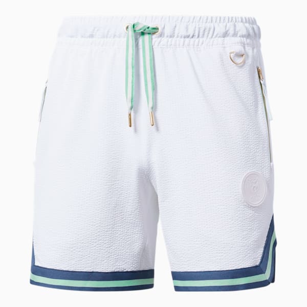 White puma shorts online