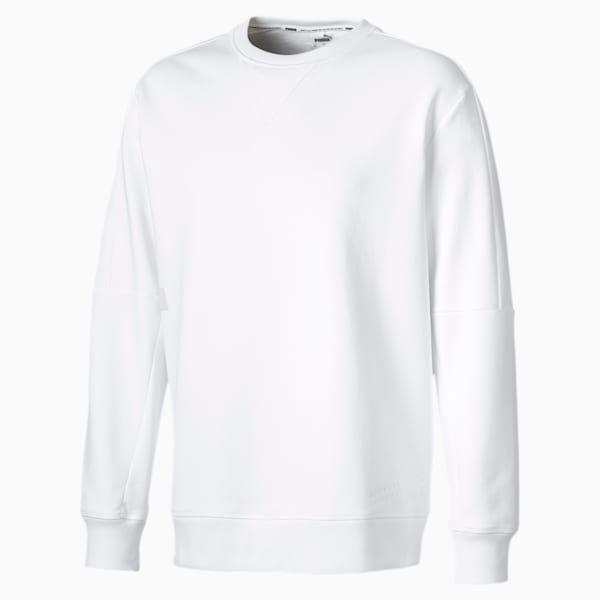 Jump Hook Men's Crewneck Sweatshirt, Puma White, extralarge